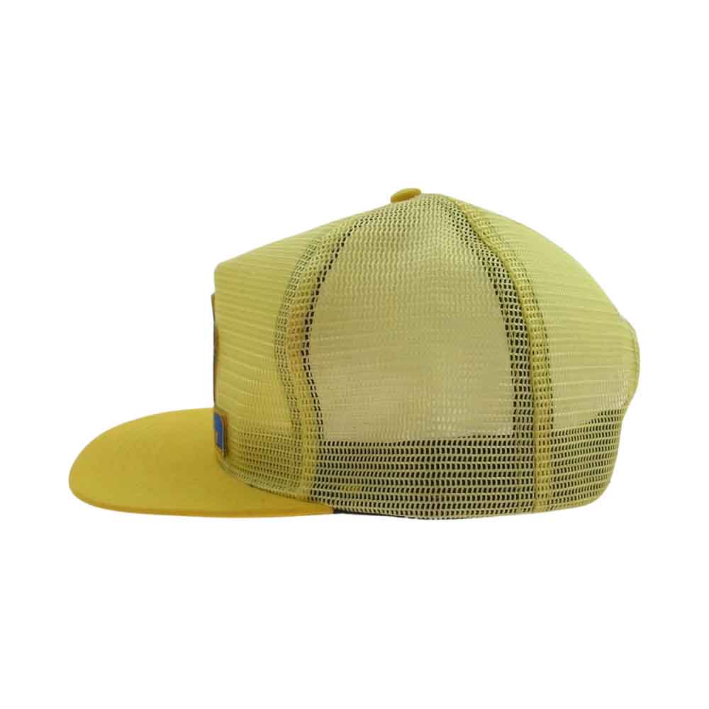 Supreme シュプリーム WORLD FAMOUS INDUSTRIAL SUPPLY ワッペン メッシュ キャップ イエロー系【中古】