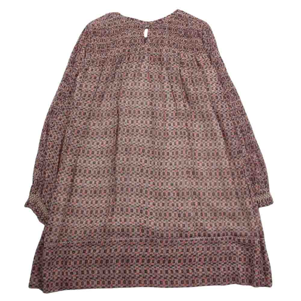 ISABEL MARANT イザベルマラン 花柄 フラワー ワンピース ブラウス レッド系 34【中古】