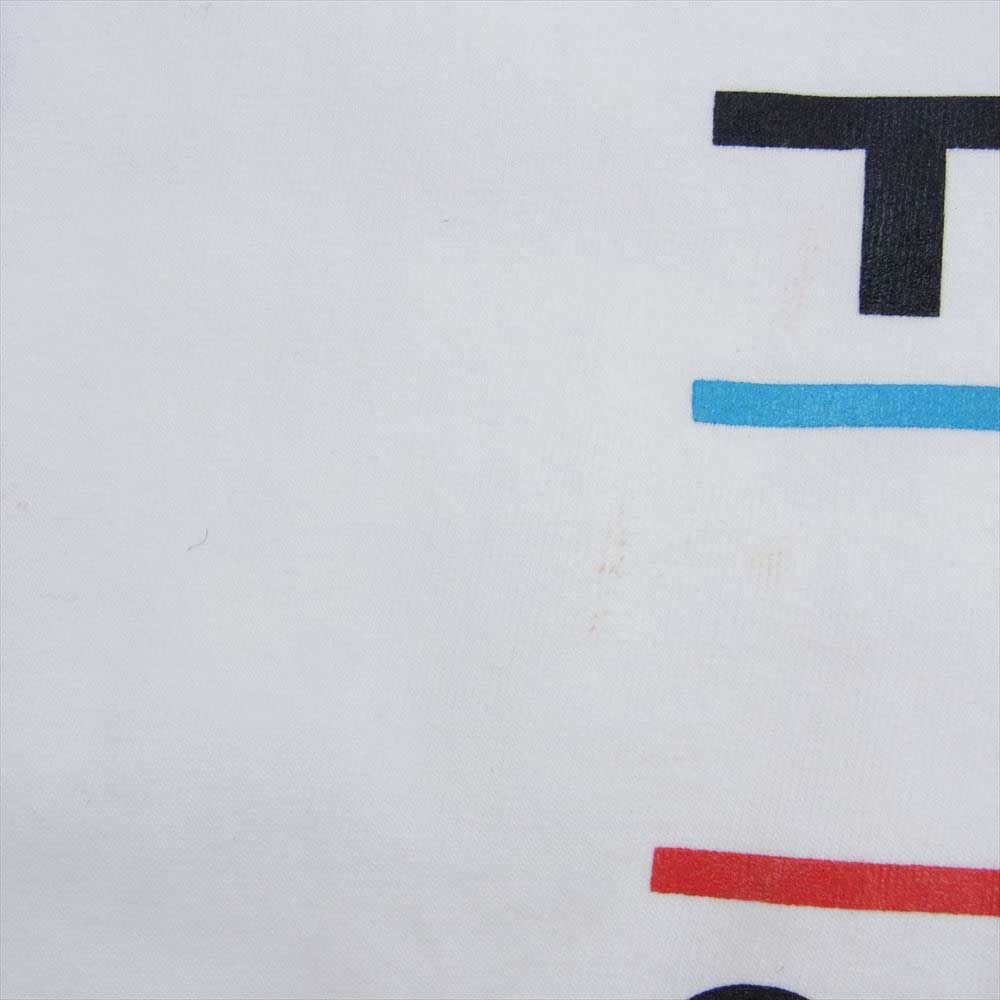 TENDERLOIN テンダーロイン 17SS Racing PRO CLUB ボディ レーシング ロゴ ヘビー クルーネック 半袖 Tシャツ ホワイト系 L【中古】