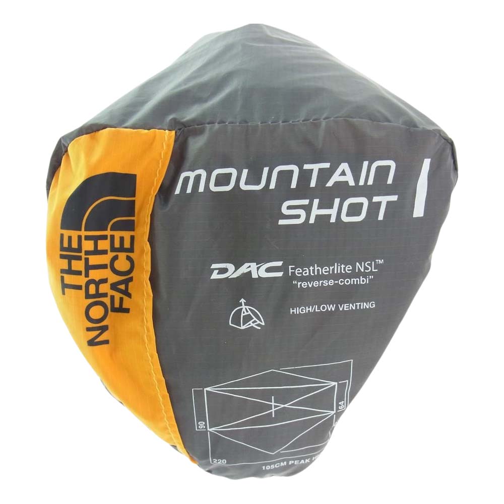 THE NORTH FACE ノースフェイス NV22308 Mountain Shot 1 マウンテン ショット テント サフランイエロー【新古品】【未使用】【中古】