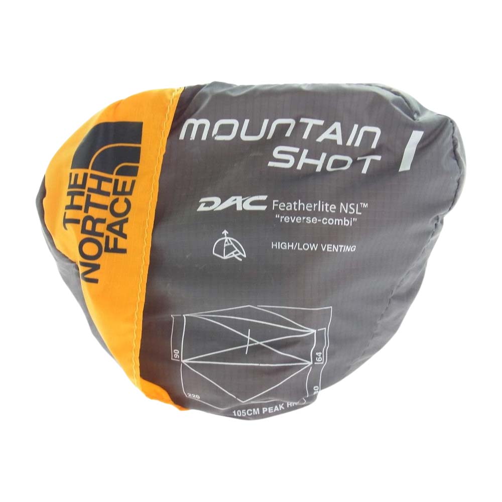 THE NORTH FACE ノースフェイス NV22004 MOUNTAIN SHOT 1 マウンテン ショット テント サフランイエロー【新古品】【未使用】【中古】