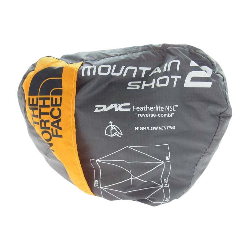 THE NORTH FACE ノースフェイス NV22003 Mountain Shot 2 マウンテン ショット テント サフランイエロー【新古品】【未使用】【中古】