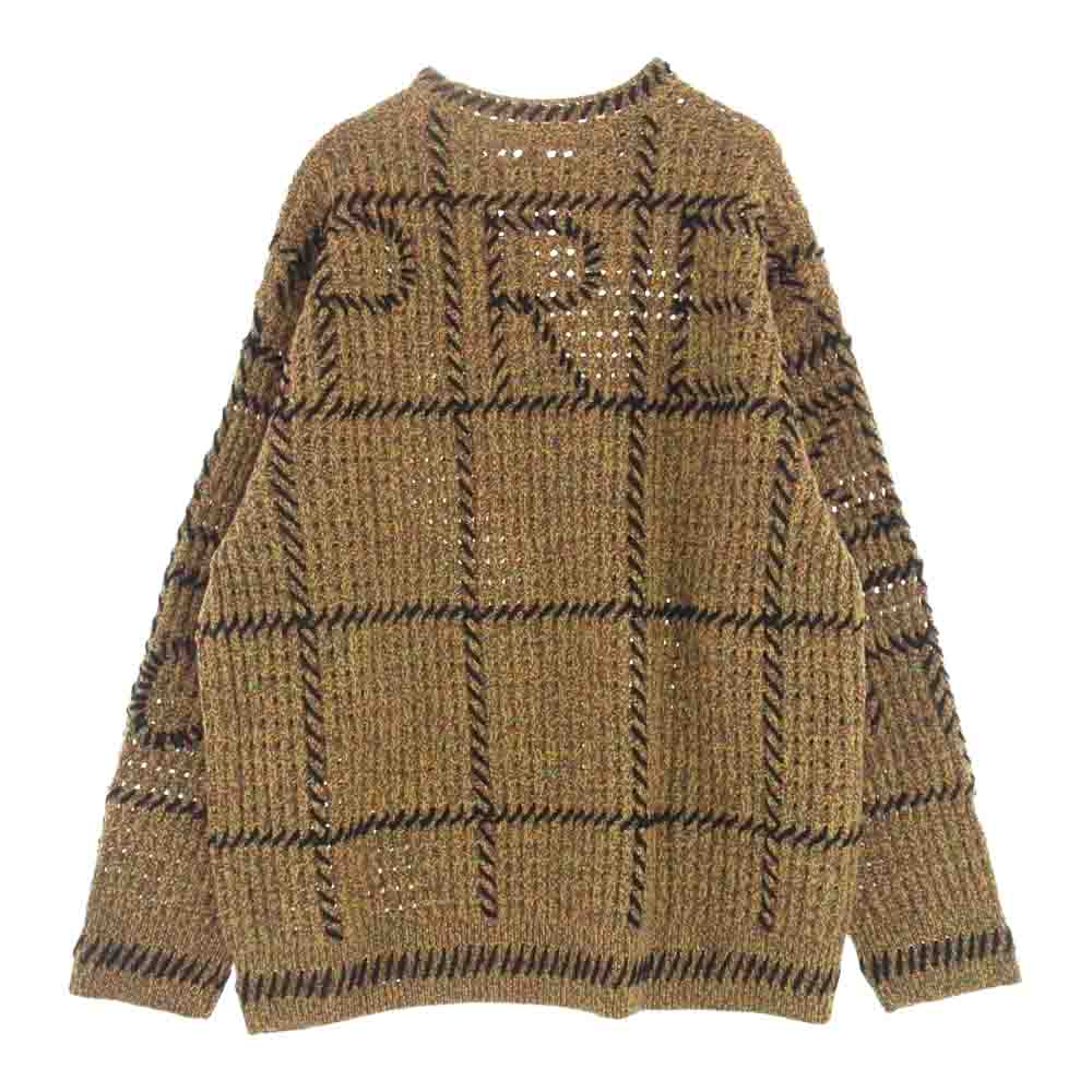 Supreme シュプリーム 23SS Quilt Stitch Sweater キルト ステッチ セーター ニット マルチカラー系 L【新古品】【未使用】【中古】