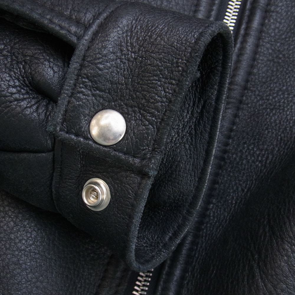 Supreme シュプリーム 16AW × Schott ショット Shearling Bomber Jacket シアリング ボンバー ジャケット ブラック系 S【中古】