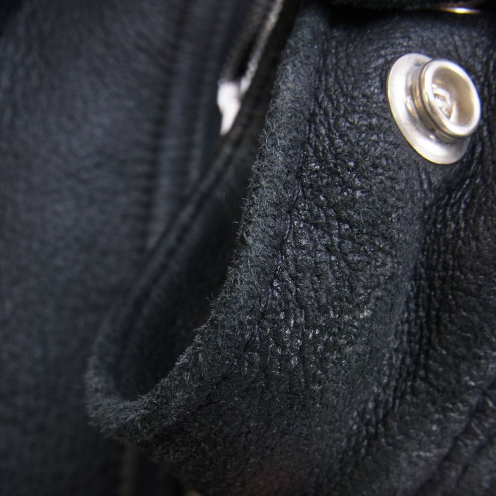 Supreme シュプリーム 16AW × Schott ショット Shearling Bomber Jacket シアリング ボンバー ジャケット ブラック系 S【中古】