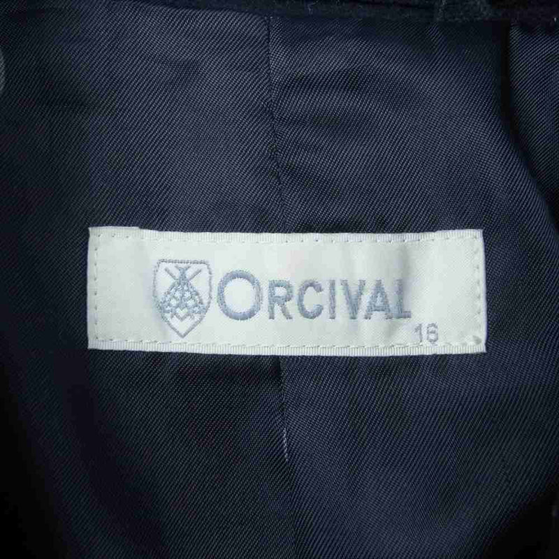 ORCIVAL オーシバル 10A-KW-010 ショート Pコート ウール ジャケット ネイビー系 16【中古】