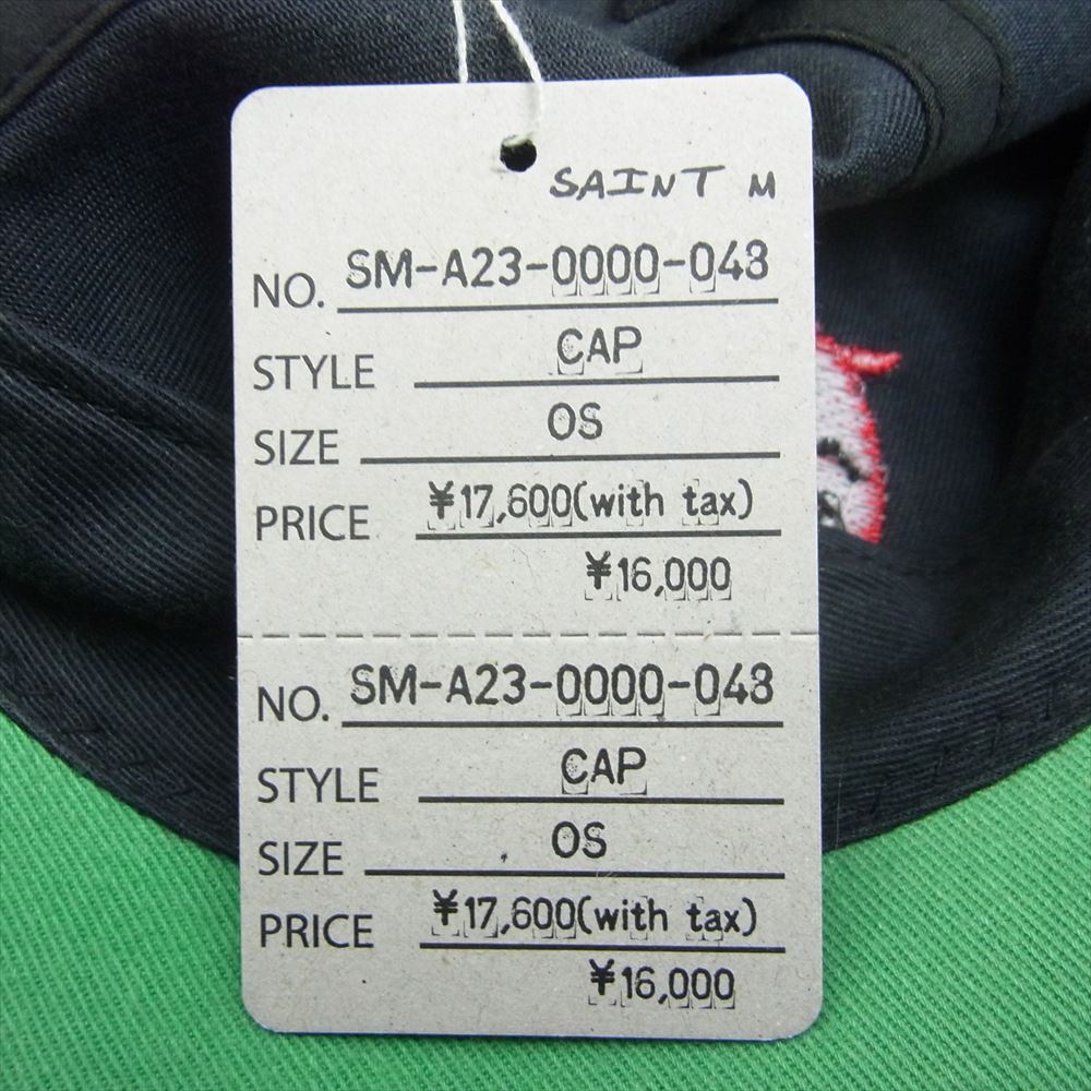 SAINT MICHAEL セントマイケル 23AW SM-A23-0000-048 CAP DEVIL キャップ デビル 帽子 ダークネイビー系 OS【中古】