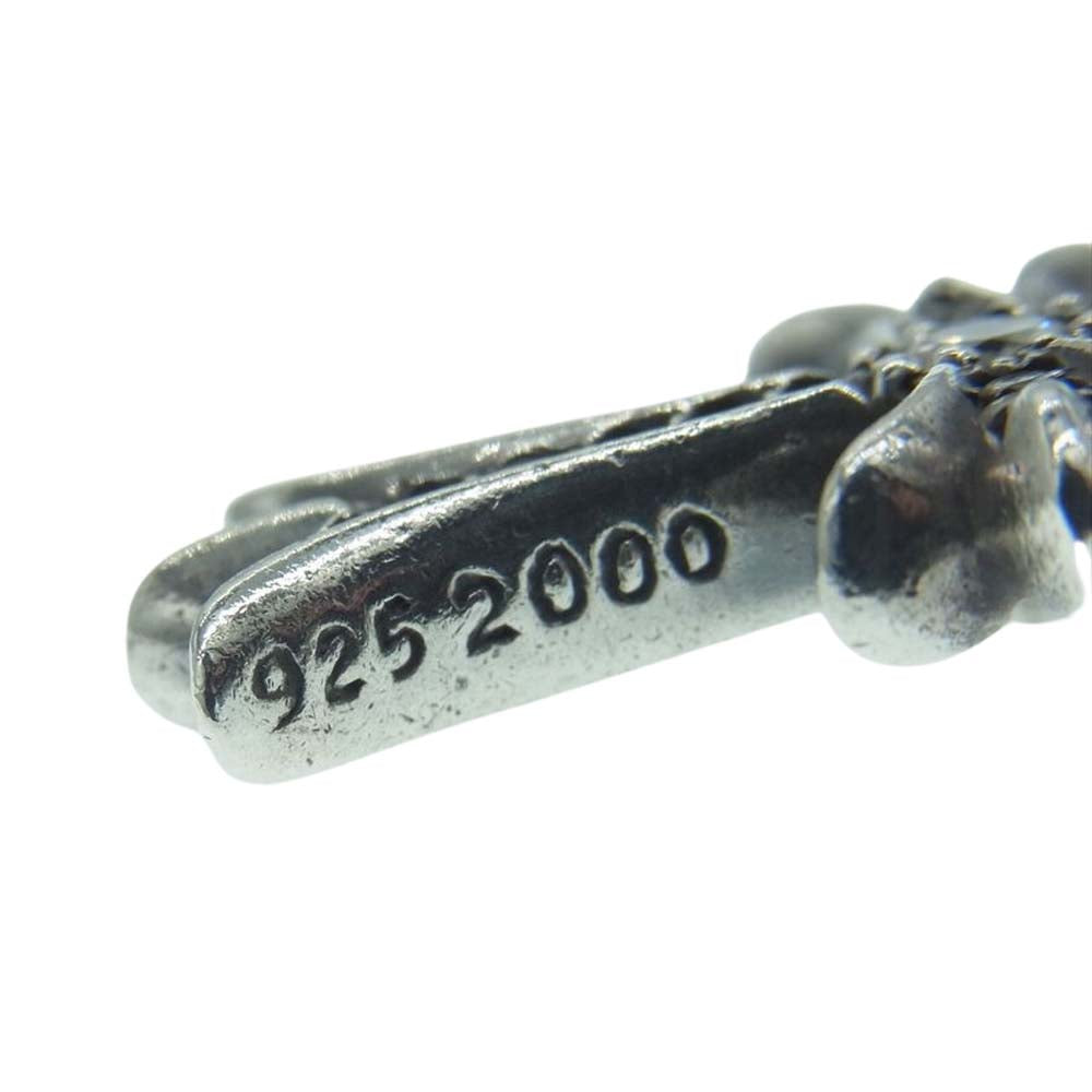 CHROME HEARTS クロムハーツ（原本有） TNY CH CRS-F P/DIA タイニーファット クロス パヴェダイヤ ペンダントトップ シルバー系【中古】