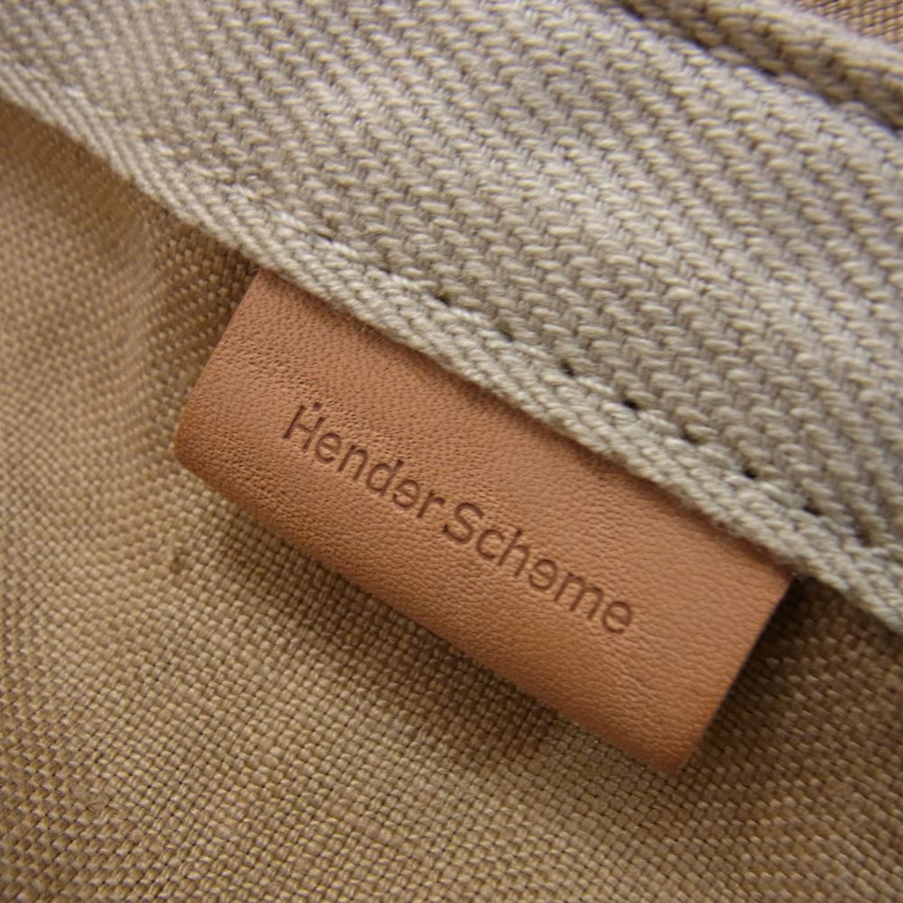 Hender Scheme エンダースキーマ over dyed origami bag big オーバーダイ 折り紙 オリガミ バッグ ビッグ ブラウン系【中古】