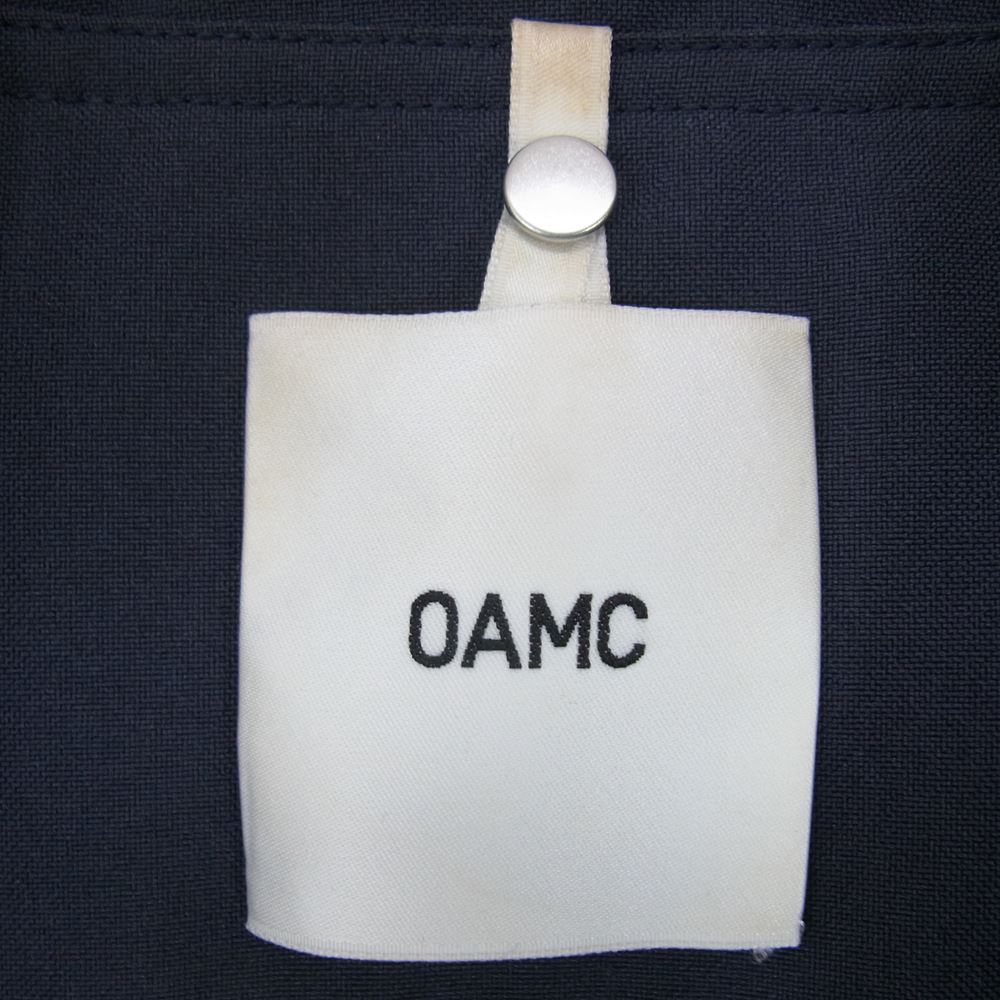 オーエーエムシー 20SS OAMQ603486 SYSTEM SHIRT システム シャツ ネイビー系 XL【中古】