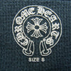 CHROME HEARTS クロムハーツ（原本無） セメタリー CHプラス CHクロスプリント ワッフル サーマル 長袖 カットソー ブラック系 S【中古】