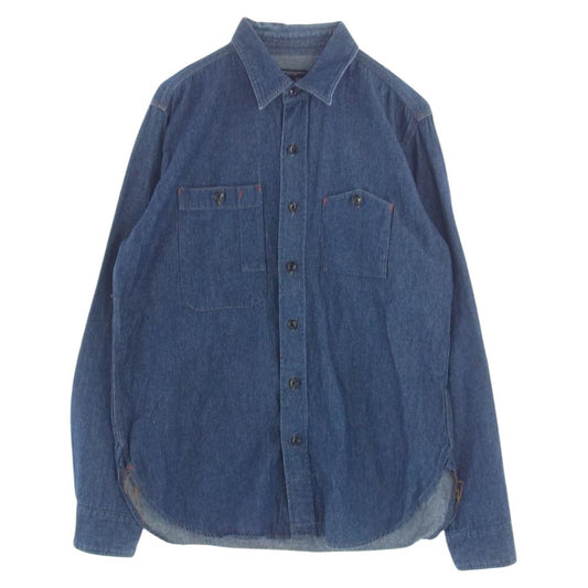 Engineered Garments エンジニアードガーメンツ USA製 デニム ワーク 長袖 シャツ ブルー系 M【中古】