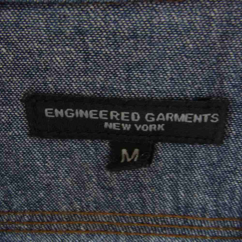 Engineered Garments エンジニアードガーメンツ USA製 デニム ワーク 長袖 シャツ ブルー系 M【中古】