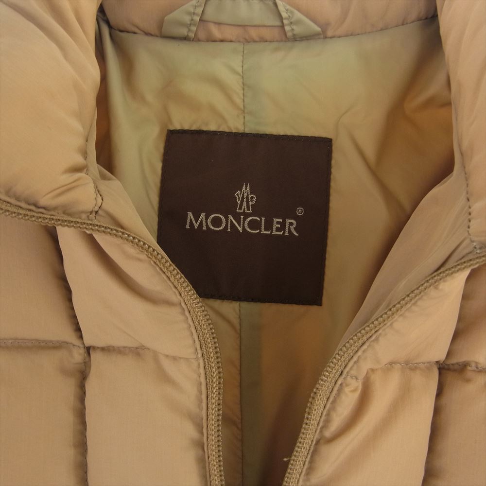 MONCLER モンクレール G32-003 CLASSE1 ダウン コート ジャケット ベージュ系【中古】