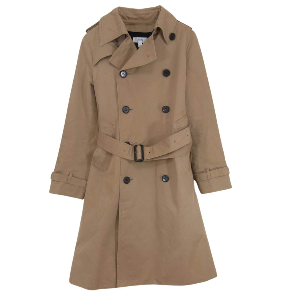 HYKE ハイク 151-17005 ライナー付 トレンチ コート ベージュ系 1【中古】