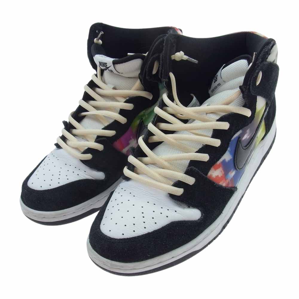 NIKE ナイキ CZ2253-100 SB DUNK HIGH PRO TEST PATTERN ダンク ハイ プロ テストパターン スニーカー マルチカラー系 27.5cm【中古】