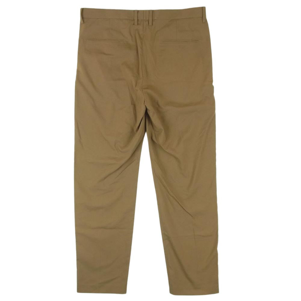 HYSTERIC GLAMOUR ヒステリックグラマー 02171AP13 1タック シングル スラックス ワイド パンツ ブラウン系 L【中古】