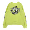 CHROME HEARTS クロムハーツ（原本無） PPO HRDWR GRN SWTSHRT MATTY BOY マッティボーイ プリント ハードウェア グリーン スウェット トレーナー ライトグリーン系 XL【中古】