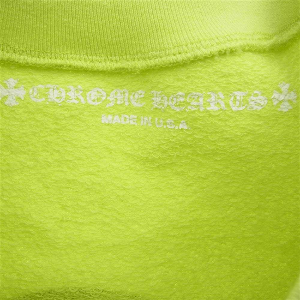 CHROME HEARTS クロムハーツ（原本無） PPO HRDWR GRN SWTSHRT MATTY BOY マッティボーイ プリント ハードウェア グリーン スウェット トレーナー ライトグリーン系 XL【中古】