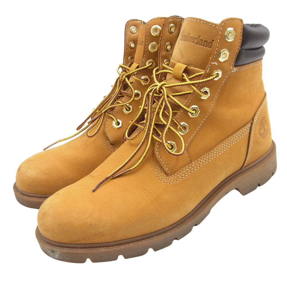 Timberland ティンバーランド A10DR YOUTH 6 INCH BASIC BOOT 6インチ ベーシック ブーツ ライトブラウン系 26.5cm【中古】