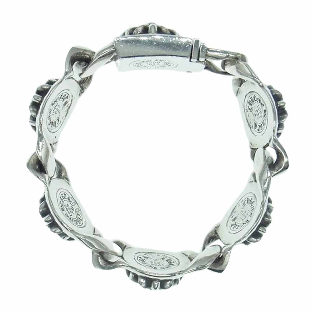 CHROME HEARTS クロムハーツ（原本無） CROSS 5LINK クロスリンク ブレスレット 5リンク シルバー系【中古】