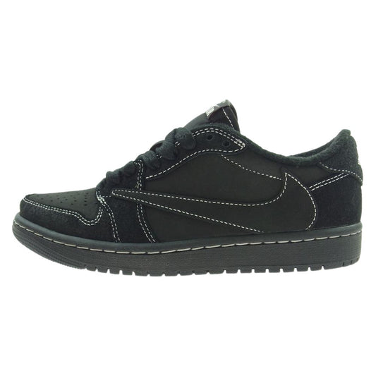 NIKE AIR JORDAN ナイキ ジョーダン DM7866-001 × Travis Scott Air Jordan 1 LOW OG BLACK PHANTOMP ブラックファントム スニーカー ブラック系 24.0cm【中古】