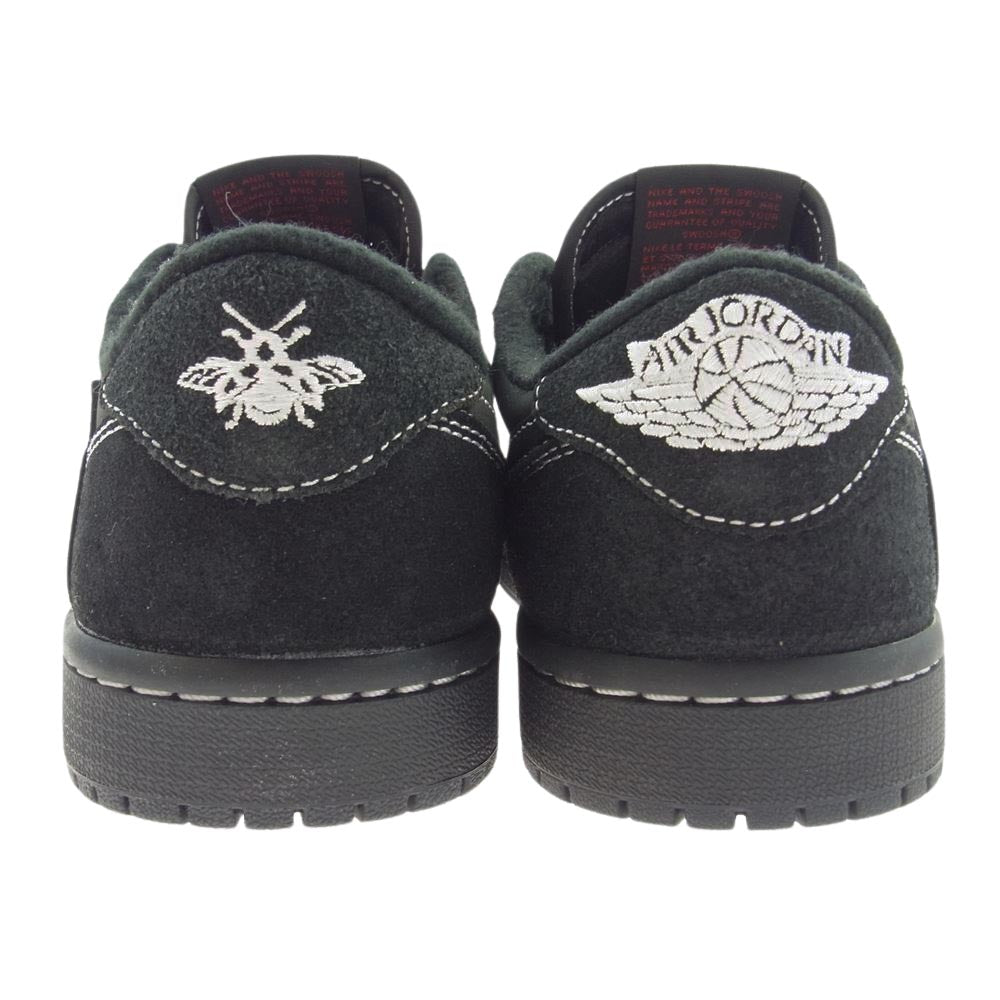NIKE AIR JORDAN ナイキ ジョーダン DM7866-001 × Travis Scott Air Jordan 1 LOW OG BLACK PHANTOMP ブラックファントム スニーカー ブラック系 24.0cm【中古】