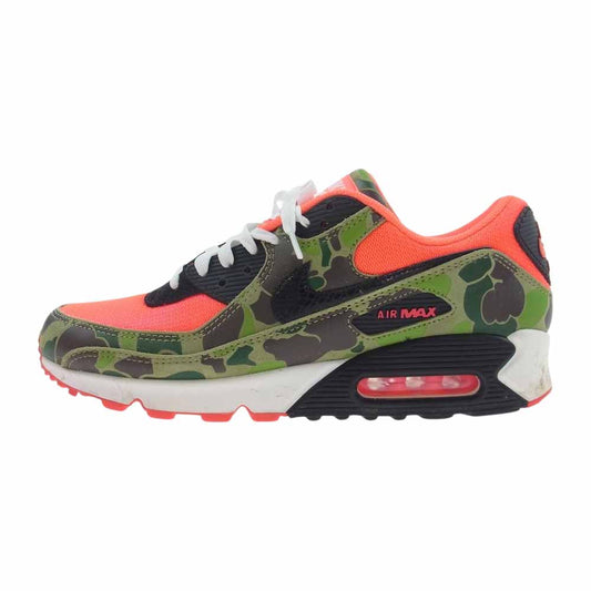NIKE ナイキ CW6024-600 × atmos AIR MAX 90 DUCK CAMO アトモス エアマックス90 ダックカモ スニーカー マルチカラー系 28.5cm【中古】