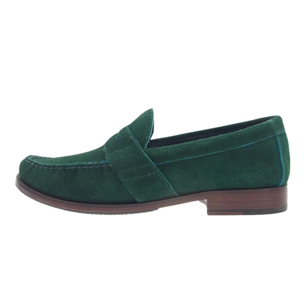 COLE HAAN コールハーン c11177 Penny Loafers Green Suede Leather スエードレザー コインローファー グリーン系 9.5【中古】