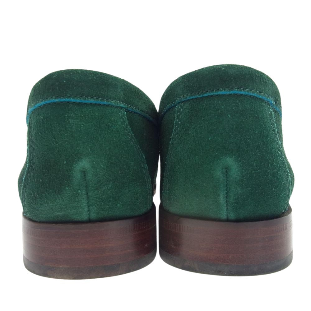 COLE HAAN コールハーン c11177 Penny Loafers Green Suede Leather スエードレザー コインローファー グリーン系 9.5【中古】