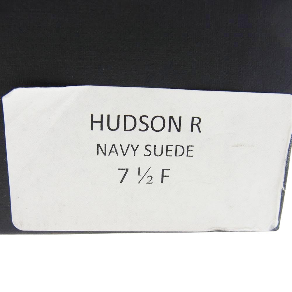 ジョセフ チーニー NANO UNIVERSE別注 HUDSON R ハドソン スエード コインローファー ネイビー系 7.5【極上美品】【中古】