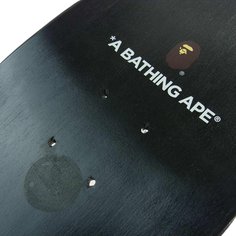 A BATHING APE アベイシングエイプ サルカモ カモフラ スケートデッキ ブルー ブルー系【中古】