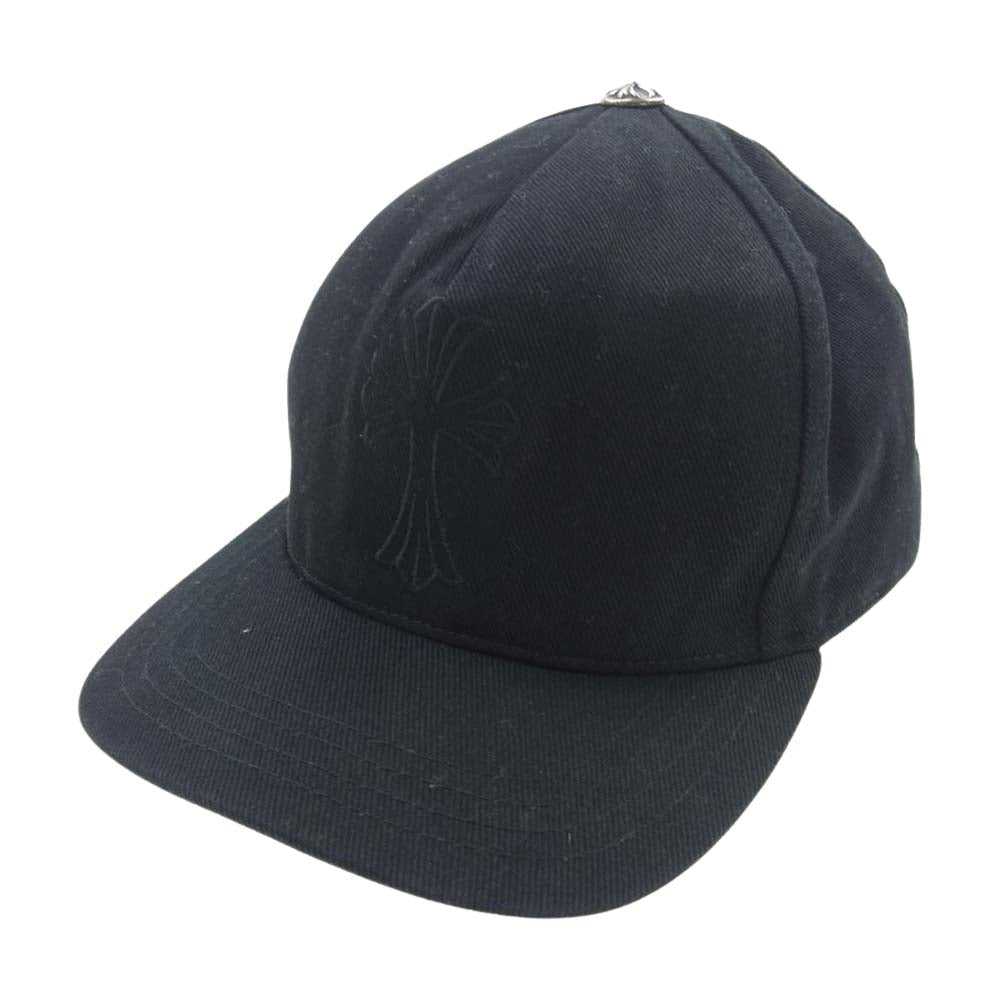 CHROME HEARTS クロムハーツ（原本無） 国内正規品 Tonal Cross Trucker Cap CHクロス刺繍 トラッカーキャップ ブラック系 ONE SIZE（53-60cm）【中古】