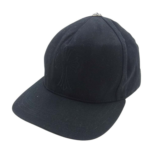 CHROME HEARTS クロムハーツ（原本無） 国内正規品 Tonal Cross Trucker Cap CHクロス刺繍 トラッカーキャップ ブラック系 ONE SIZE（53-60cm）【中古】