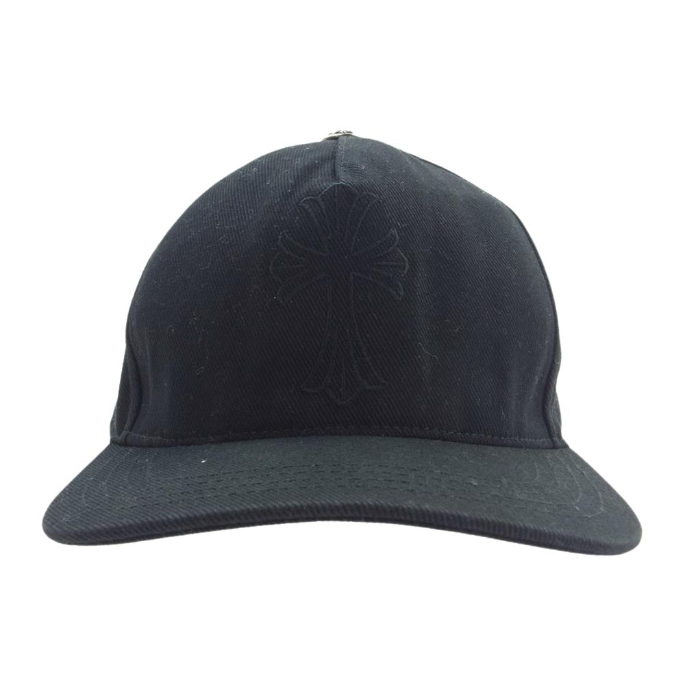 CHROME HEARTS クロムハーツ（原本無） 国内正規品 Tonal Cross Trucker Cap CHクロス刺繍 トラッカーキャップ ブラック系 ONE SIZE（53-60cm）【中古】