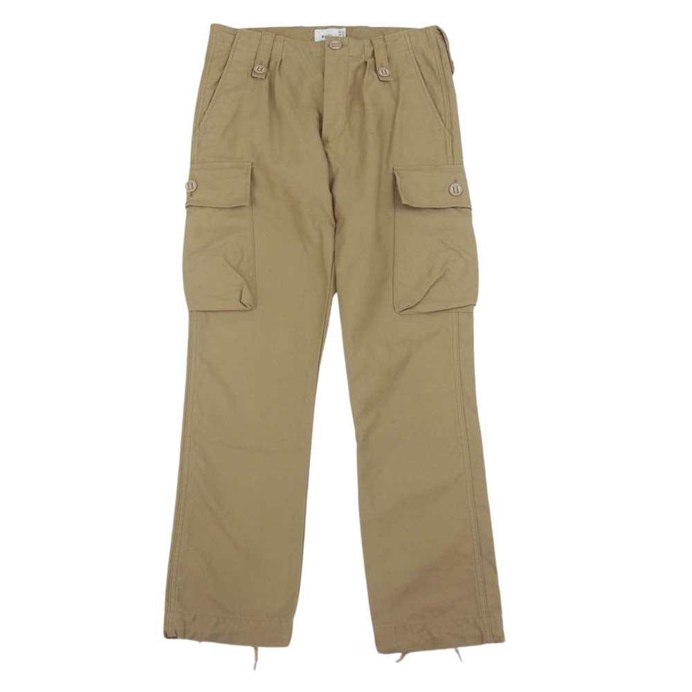 WTAPS ダブルタップス 19SS 191WVDT-PTM02 JUNGLE ENGLAND 01 ジャングル イングランド カーゴ ミリタリー パンツ ベージュ系 01【中古】