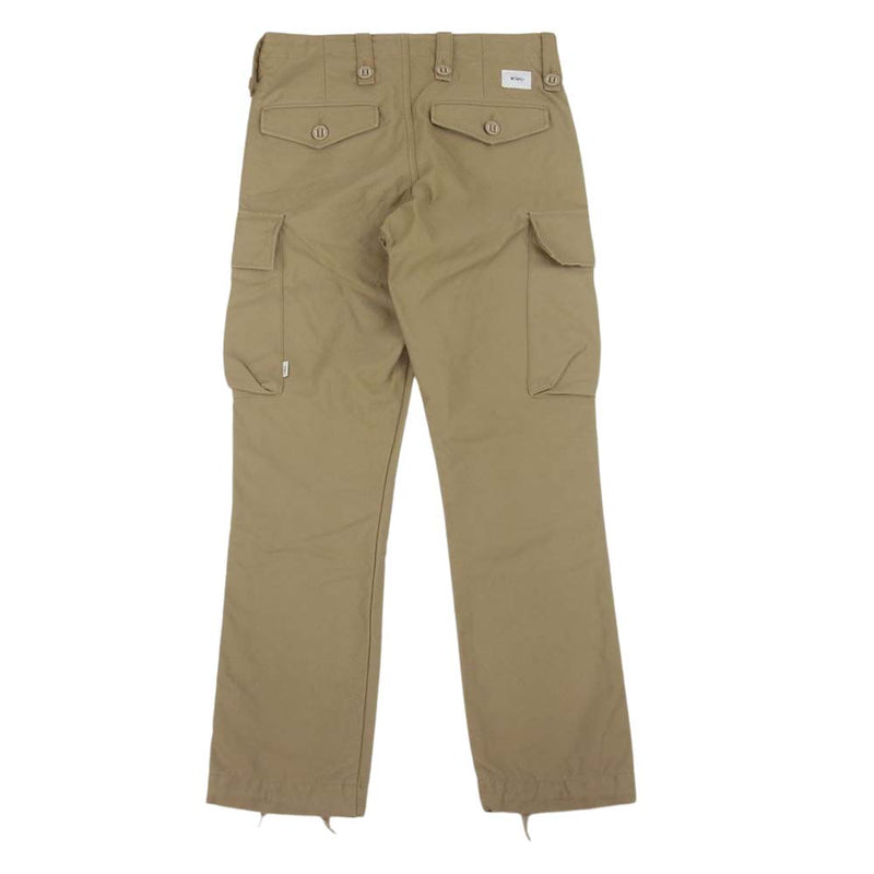 WTAPS ダブルタップス 19SS 191WVDT-PTM02 JUNGLE ENGLAND 01 ジャングル イングランド カーゴ ミリタリー パンツ ベージュ系 01【中古】