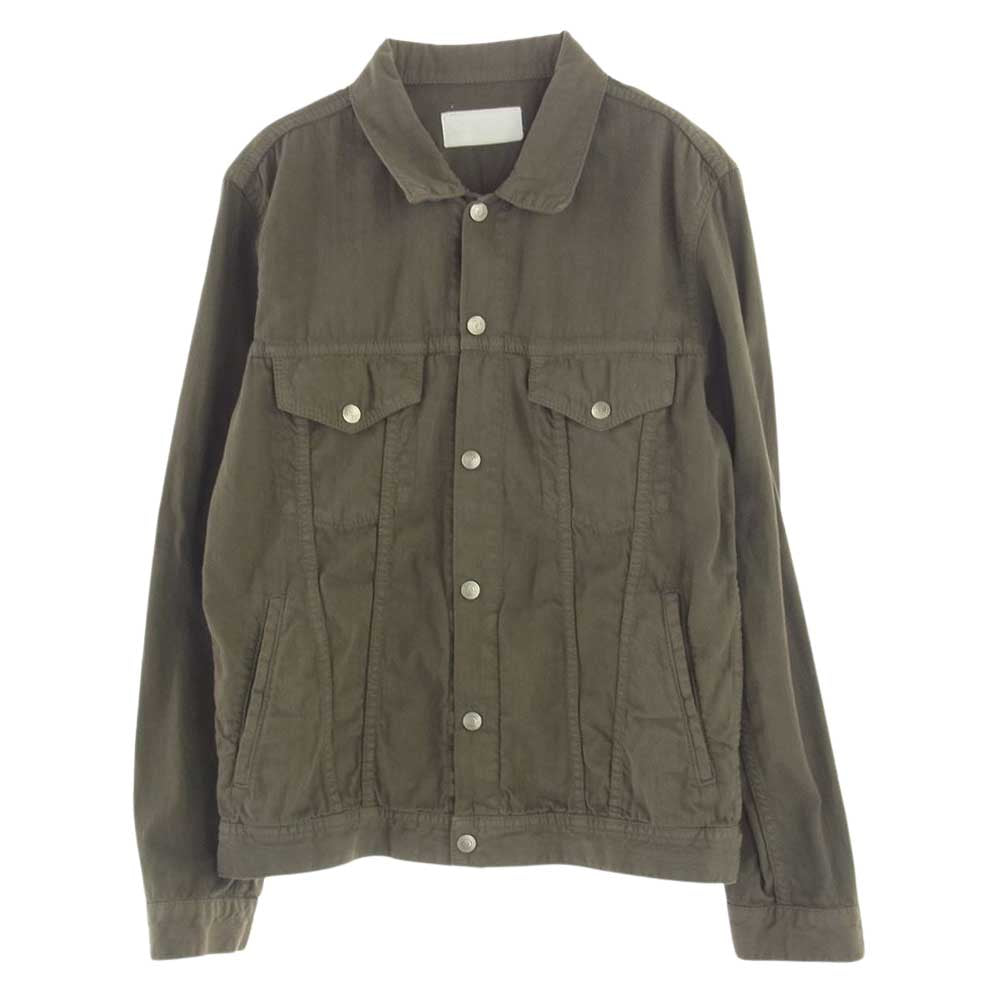 リサウンドクロージング 3RD SHIRT サードタイプ デニム 長袖 シャツ カーキ系 3【中古】