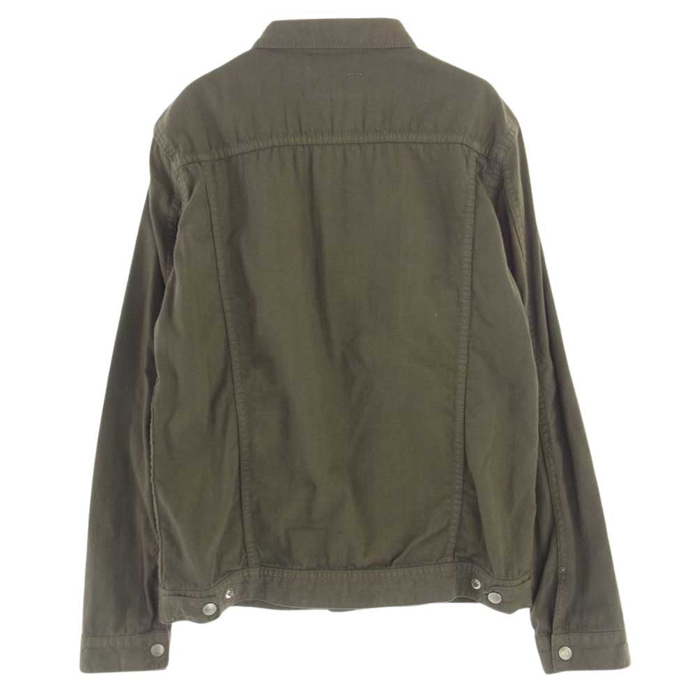 リサウンドクロージング 3RD SHIRT サードタイプ デニム 長袖 シャツ カーキ系 3【中古】