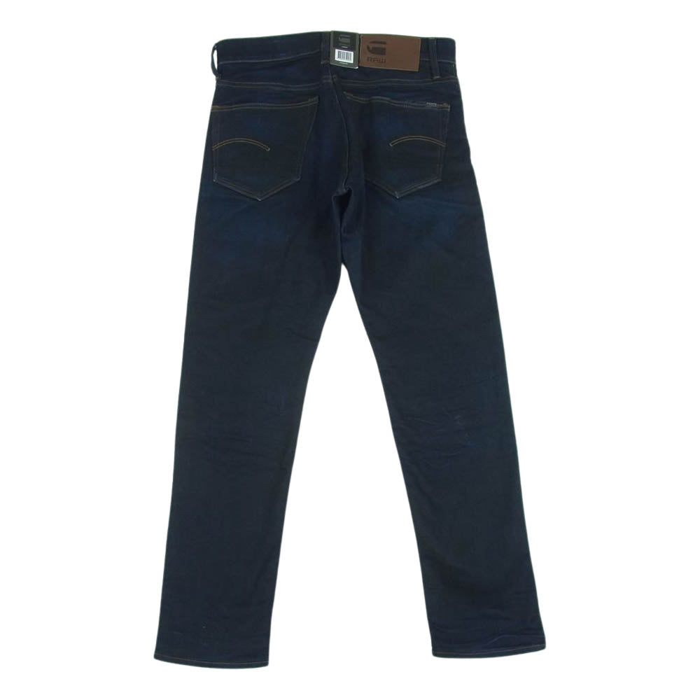 G-STAR ジースター 51003-7209-89 3301 Regular Tapered Jeans テーパード デニム パンツ インディゴブルー系 W27 L30【美品】【中古】