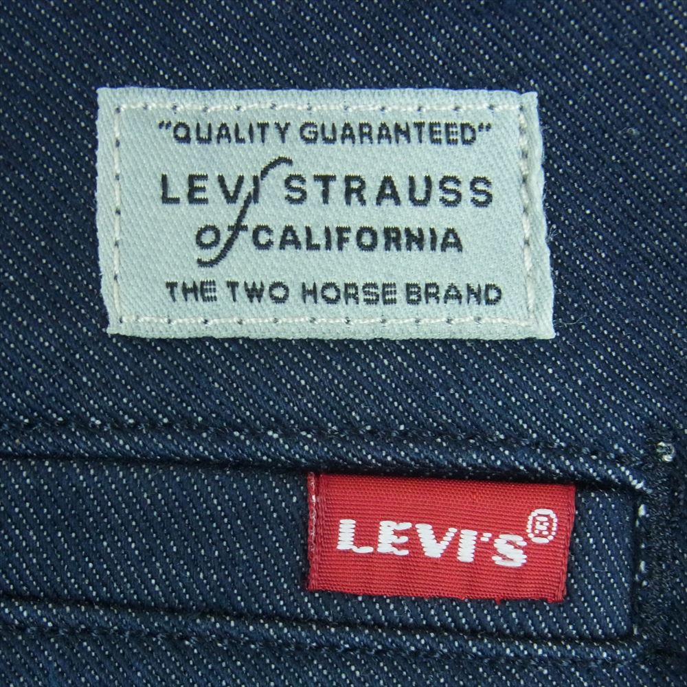 Levi's リーバイス A1223-0000 スタプレ ワイド デニム トラウザー パンツ インディゴブルー系 W28【美品】【中古】