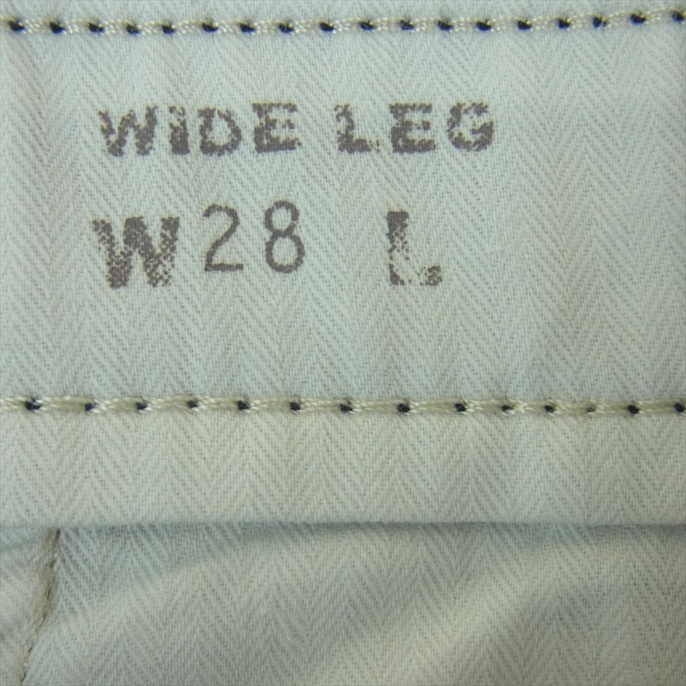 Levi's リーバイス A1223-0000 スタプレ ワイド デニム トラウザー パンツ インディゴブルー系 W28【美品】【中古】