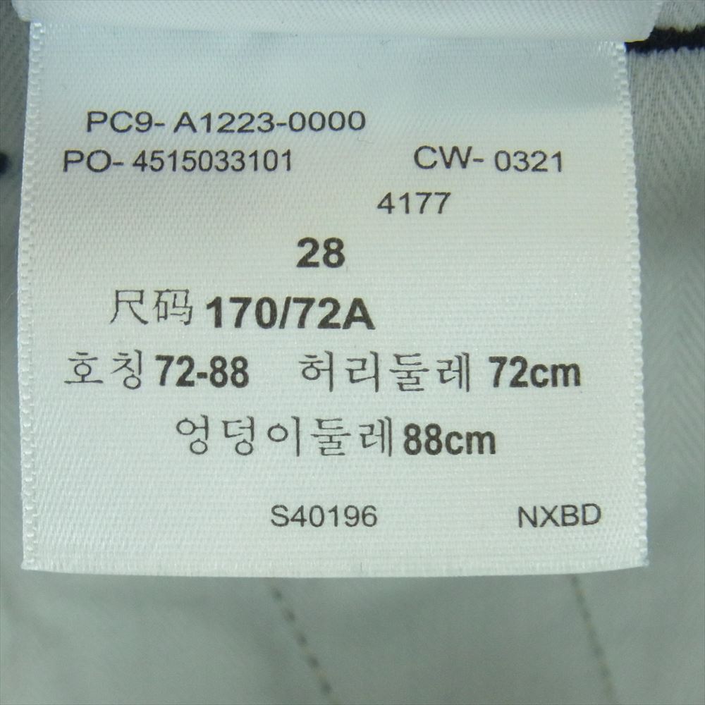 Levi's リーバイス A1223-0000 スタプレ ワイド デニム トラウザー パンツ インディゴブルー系 W28【美品】【中古】