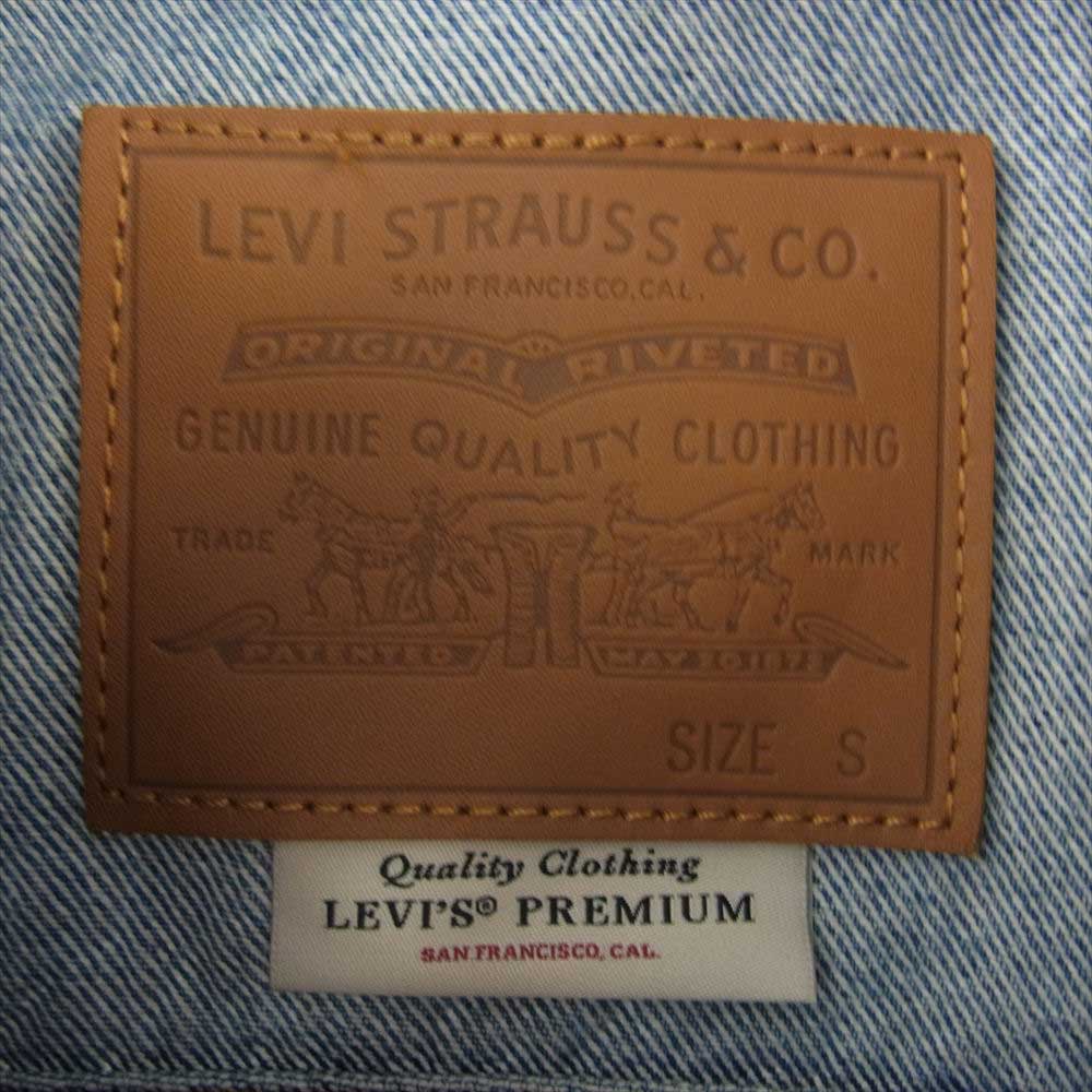 Levi's リーバイス PC9-72334-0574 PREMIUM TRUCKER JACKET ユーズド加工 デニム トラッカー ジャケット インディゴブルー系 S【中古】