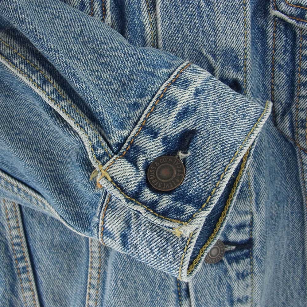 Levi's リーバイス PC9-72334-0574 PREMIUM TRUCKER JACKET ユーズド加工 デニム トラッカー ジャケット インディゴブルー系 S【中古】