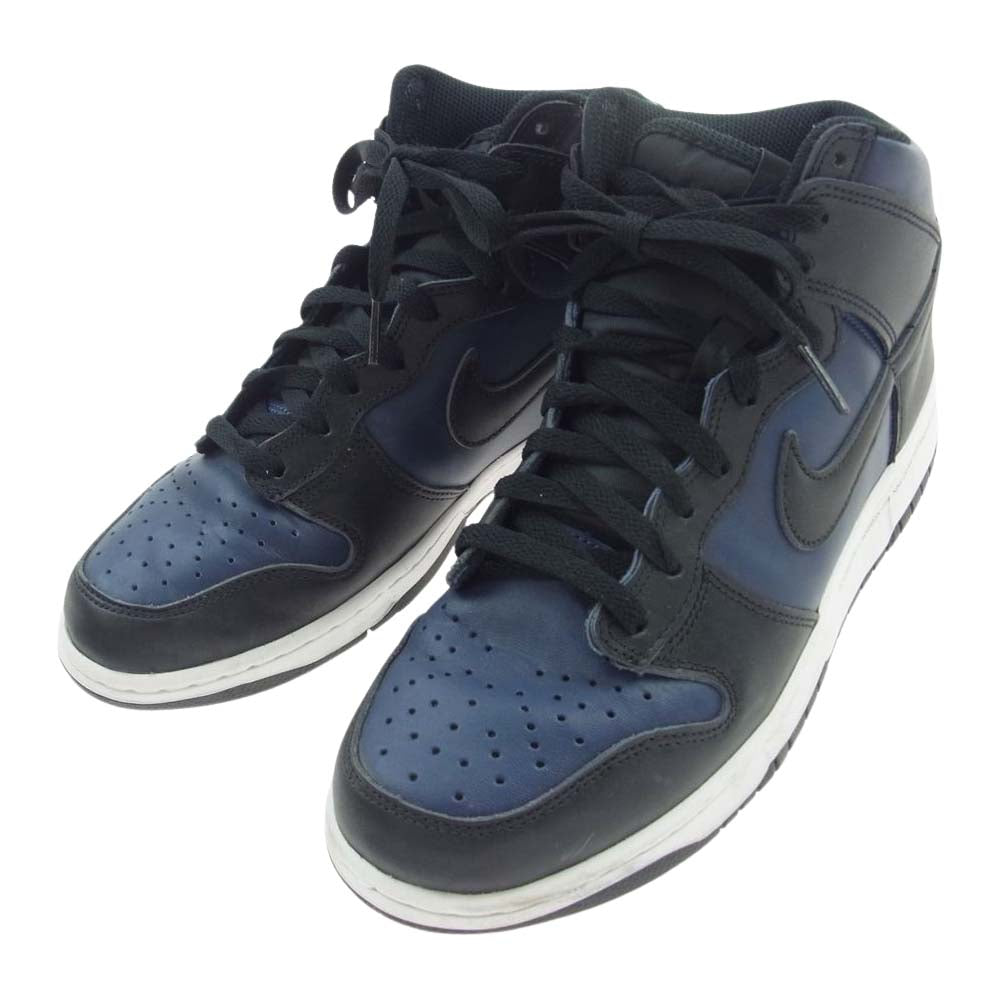 NIKE ナイキ DJ0383-400 2021 DUNK HIGH FRAGMENT フラグメント 藤原ヒロシ ダンク ハイカット スニーカー ネイビー系 ブラック系 27cm【中古】