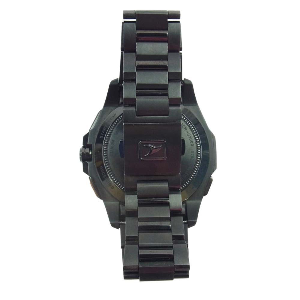 CASIO カシオ OCEANUS オシアナス 世界限定300本 OCW-G1000S-1AJR チタン GPSハイブリッドソーラー 世界限定300本 腕時計 ウォッチ ブラック系【中古】