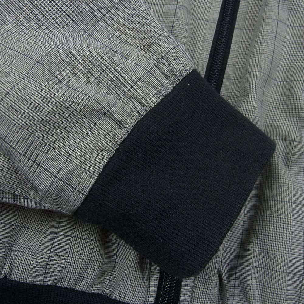 FRED PERRY フレッドペリー J7624 グレンチェック フルジップ ジップアップ ハリントン ジャケット ブルゾン グレー系 L【中古】