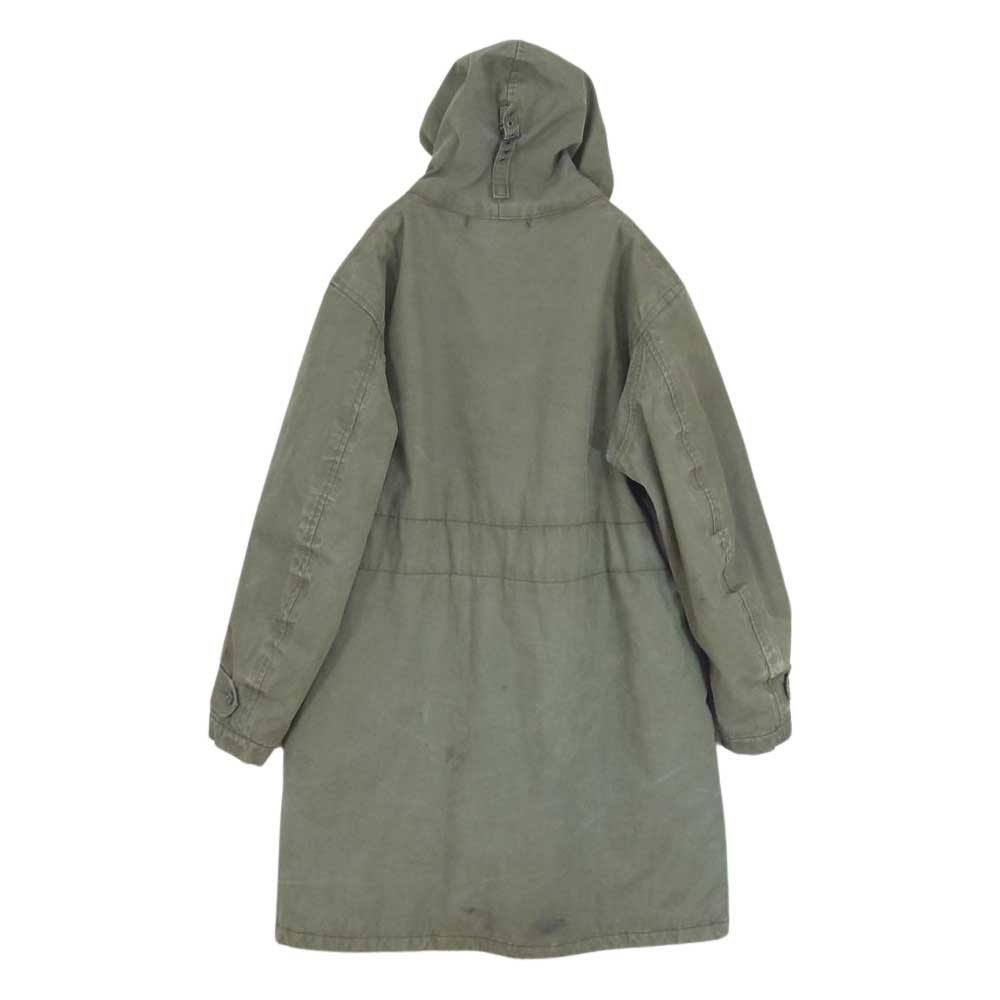 米海軍 【難あり】ヴィンテージ 40S デッキ コート ジャケット カーキ系 サイズ表記無【中古】