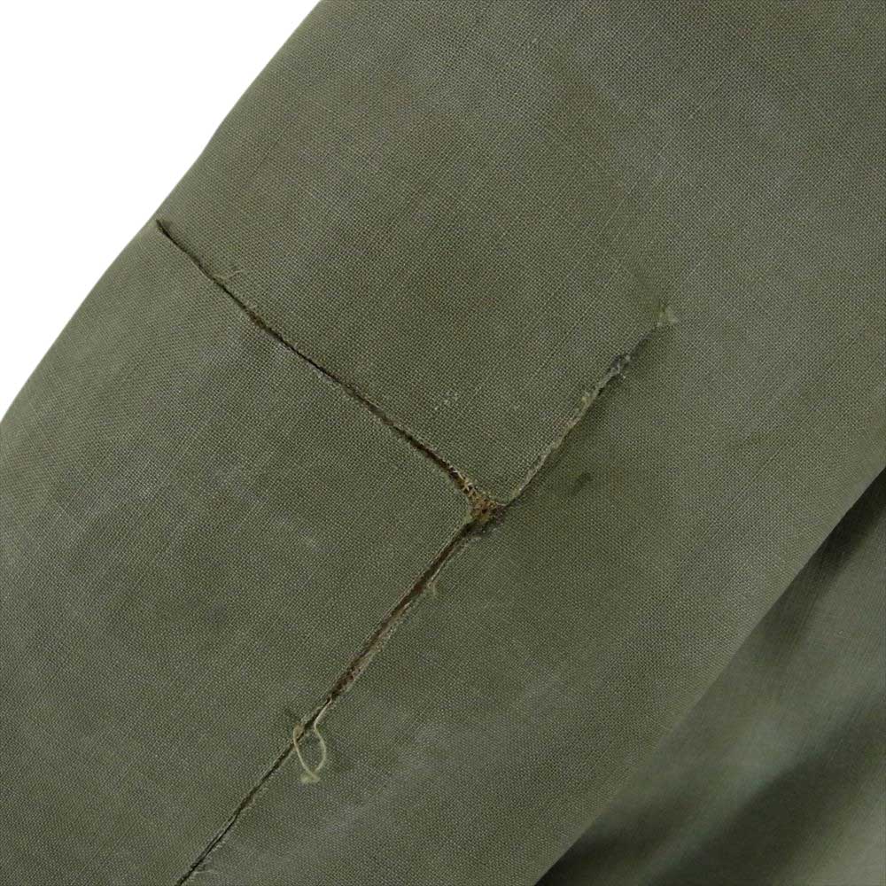 米海軍 【難あり】ヴィンテージ 40S デッキ コート ジャケット カーキ系 サイズ表記無【中古】